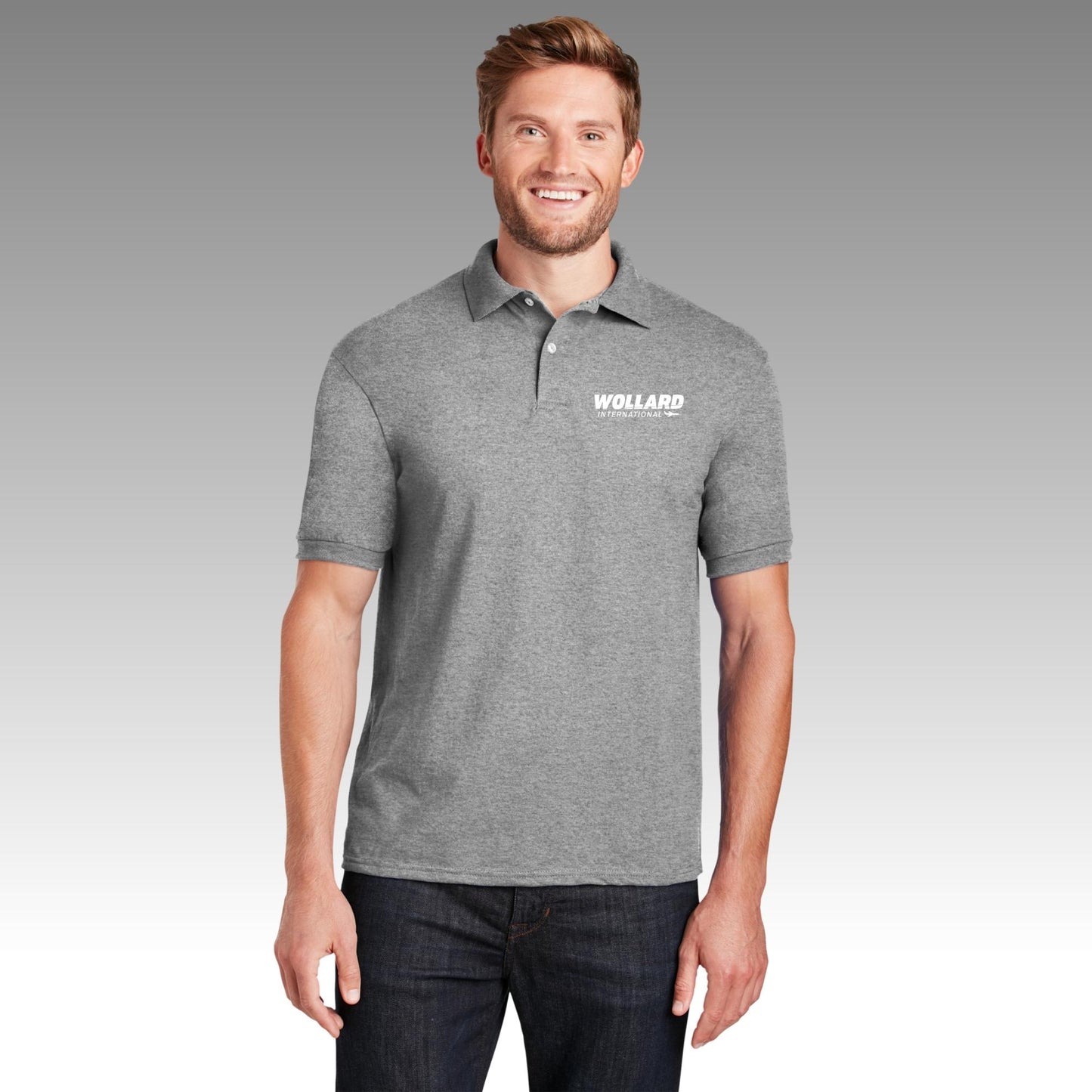 Hanes® EcoSmart® - 5.2-Ounce Jersey Knit Sport Shirt