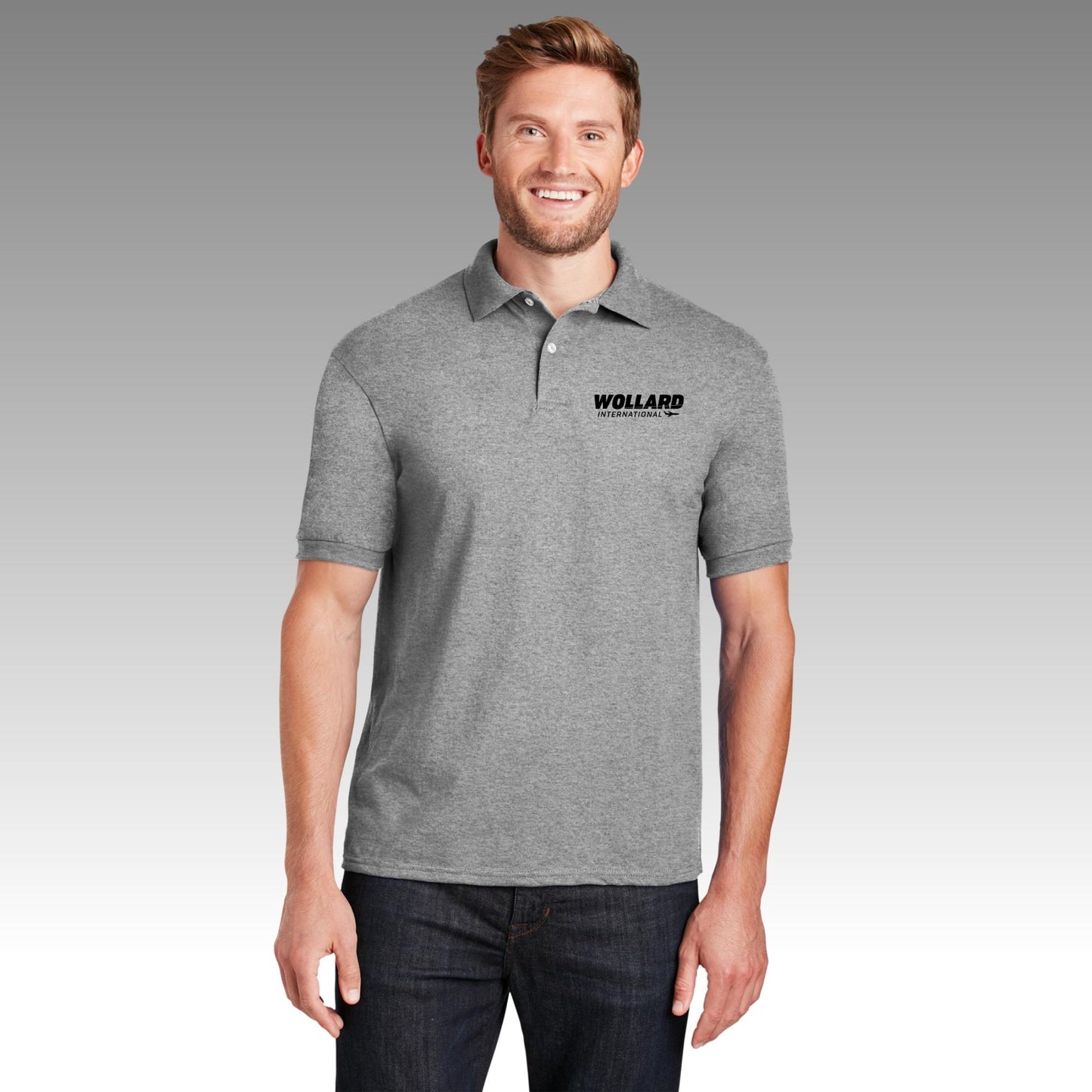 Hanes® EcoSmart® - 5.2-Ounce Jersey Knit Sport Shirt