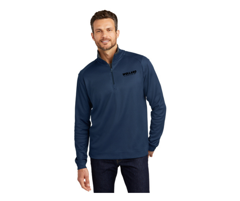 Port Authority® Vertical Texture 1/4-Zip Pullover