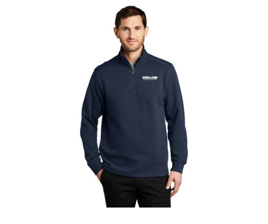 Port Authority® Slub Fleece 1/4-Zip Pullover