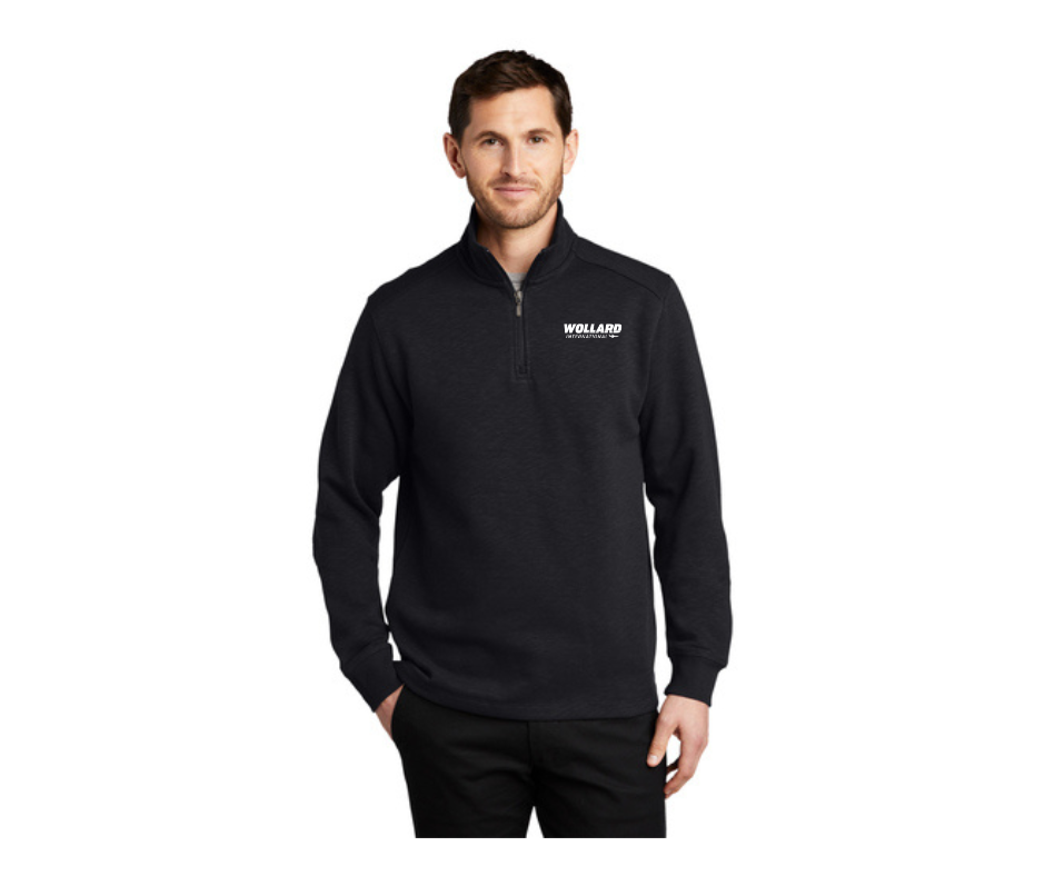 Port Authority® Slub Fleece 1/4-Zip Pullover