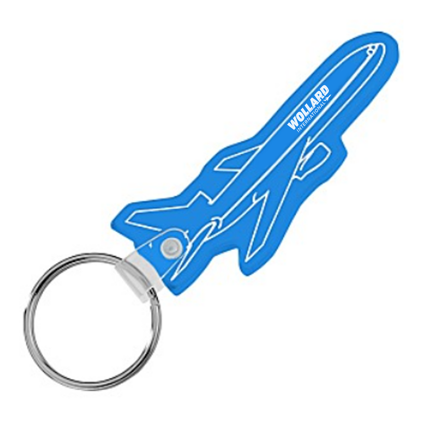 Keychain - Blue Airplane