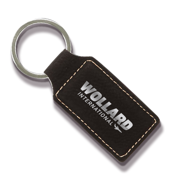 Keychain - Leather Rectangle