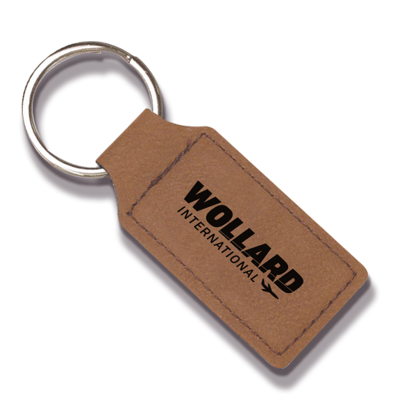 Keychain - Leather Rectangle