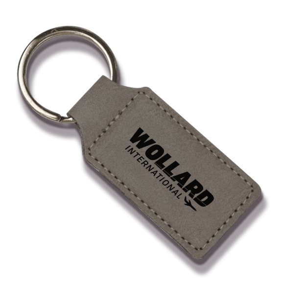 Keychain - Leather Rectangle