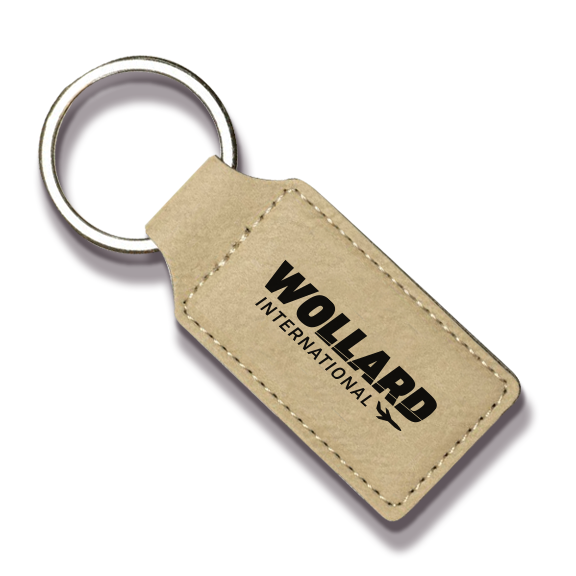 Keychain - Leather Rectangle