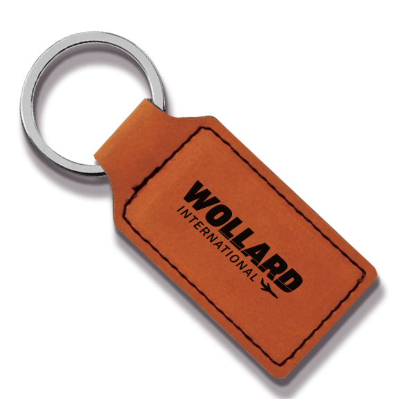 Keychain - Leather Rectangle