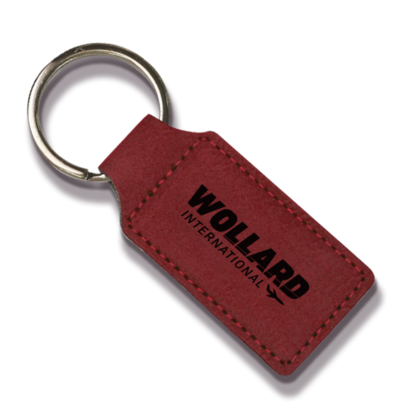 Keychain - Leather Rectangle