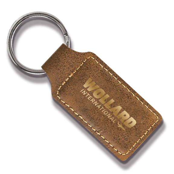 Keychain - Leather Rectangle